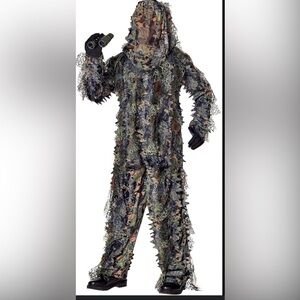 Kids Camouflage Ghillie Suit Costume